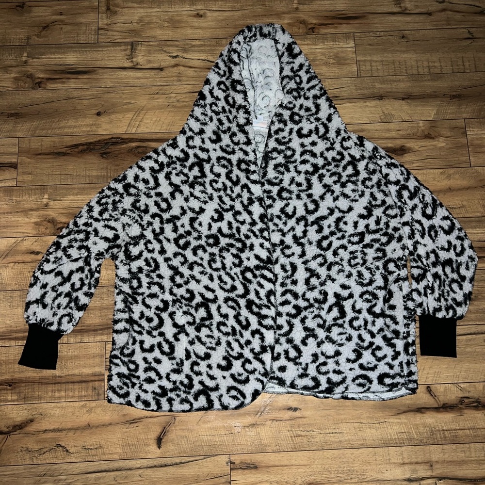 cheetah print robe